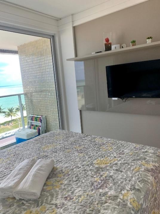 Flat Maravilhosa Vista Beira Mar De Intermares 605 Apartment กาเบเดโล ภายนอก รูปภาพ