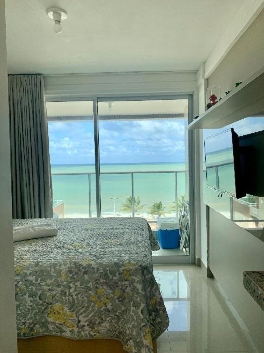 Flat Maravilhosa Vista Beira Mar De Intermares 605 Apartment กาเบเดโล ภายนอก รูปภาพ